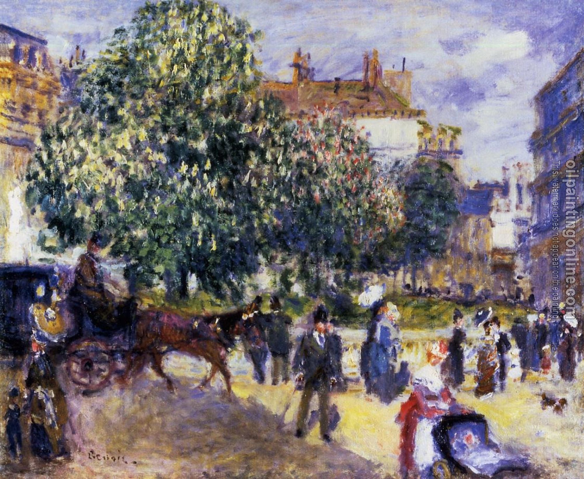 Renoir, Pierre Auguste - Place de la Trinite, Paris